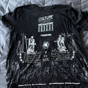 Culture Black Graphic Tee